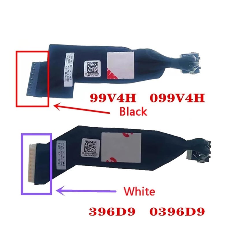 Dell Alienware M15 R5 R6 R7 Laptop Power Jack Internal Connection Cable Color 0396D9 0396d9 - Image 2